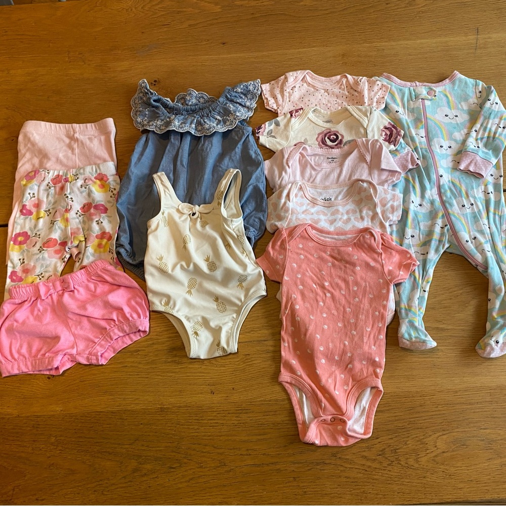 Girly Girl Mega Bundle for 3-6 Month Baby